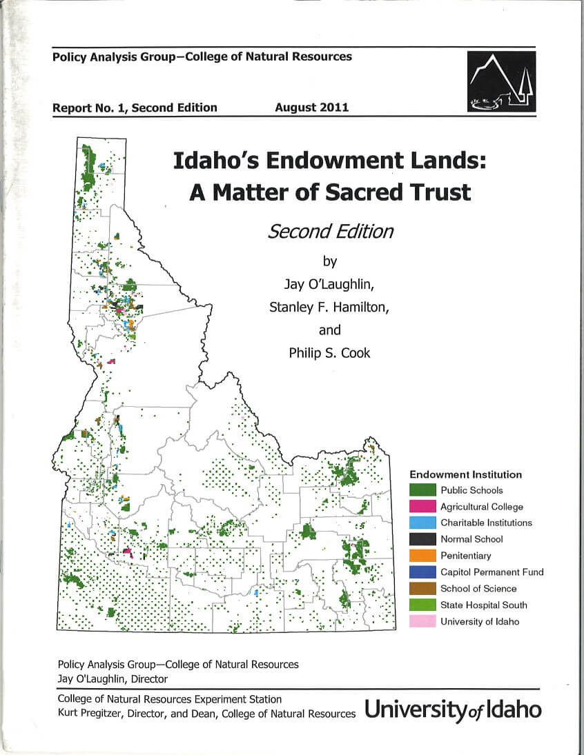 University of Idaho Policy Analysis Group Reports Archives · Idaho